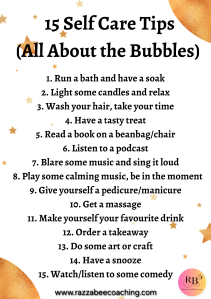 Self Care Tips part 1