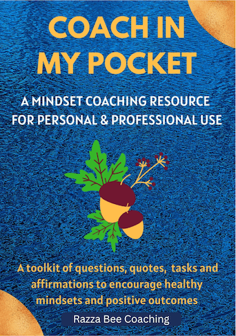 A Coach in my pocket book cover by Razza Bee Coaching