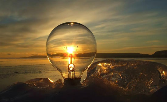 Light bulb representing reducing stress in relationships